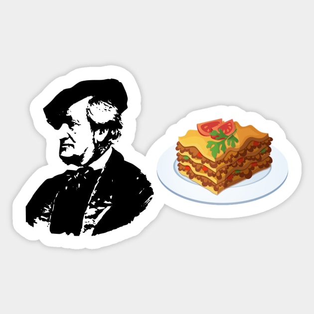 Bitch Lasagna Sticker by The OperaTrash Podcast